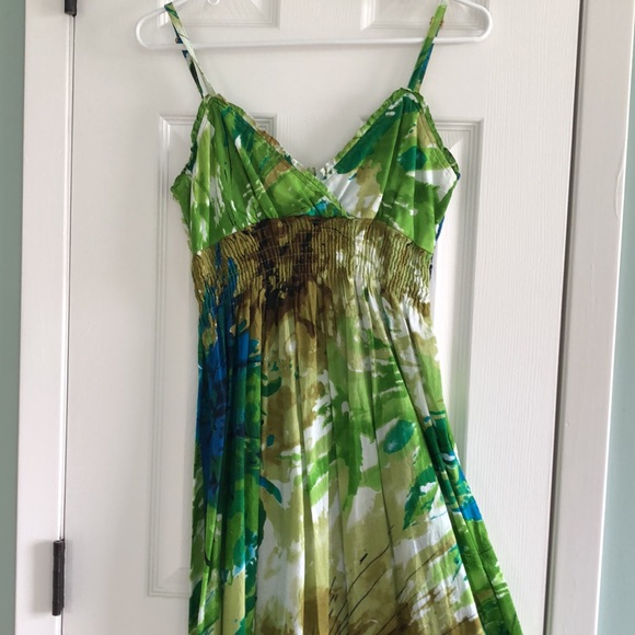 Lightweight Maxi Sundress 100% Cotton by Speed Control New York Like New - Picture 4 of 10